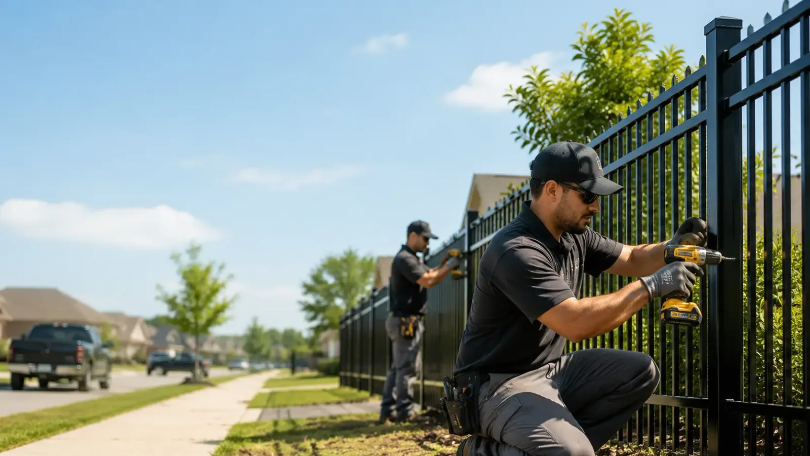 Metal Fence Installation in Lawndale, NC